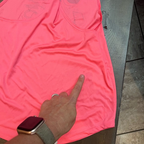 NWT bright pink girls under armor tank top sz youth large - Picture 3 of 5